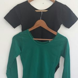 Set of two vintage leotards